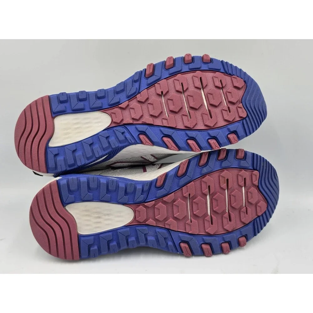 New Balance T410 V8 Womens Size 8 Gray Purple Trail Running Shoes Sneakers